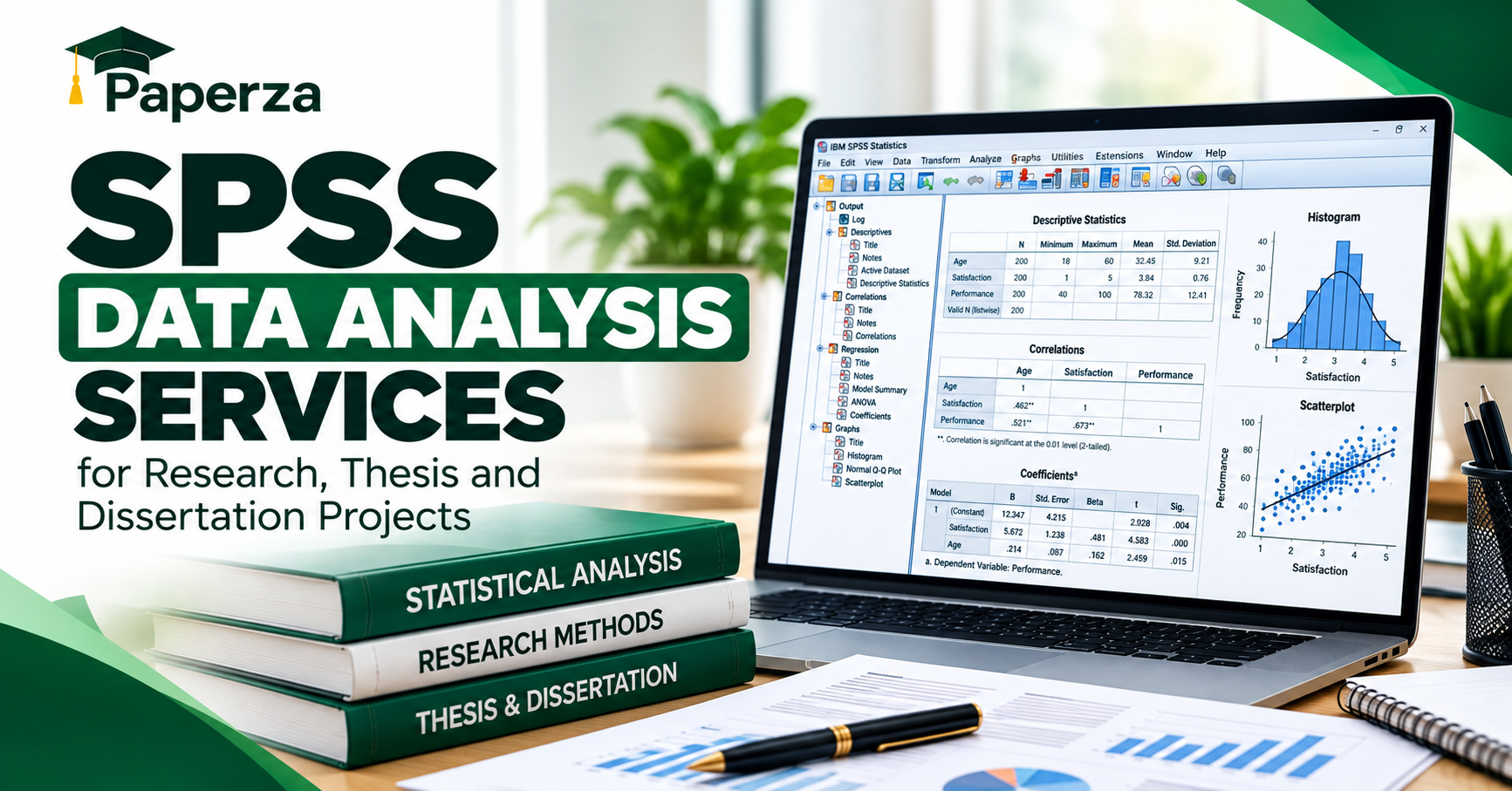 SPSS Data Analysis Services for Research, Thesis and Dissertation Projects